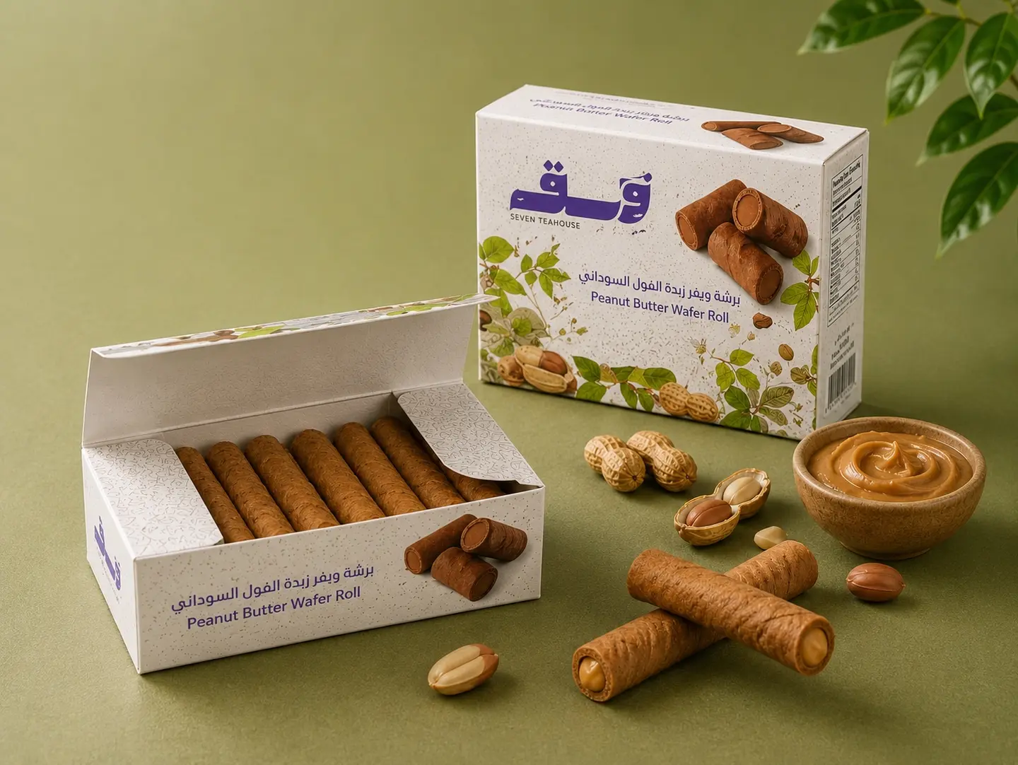 Peanut Butter Wafer Roll