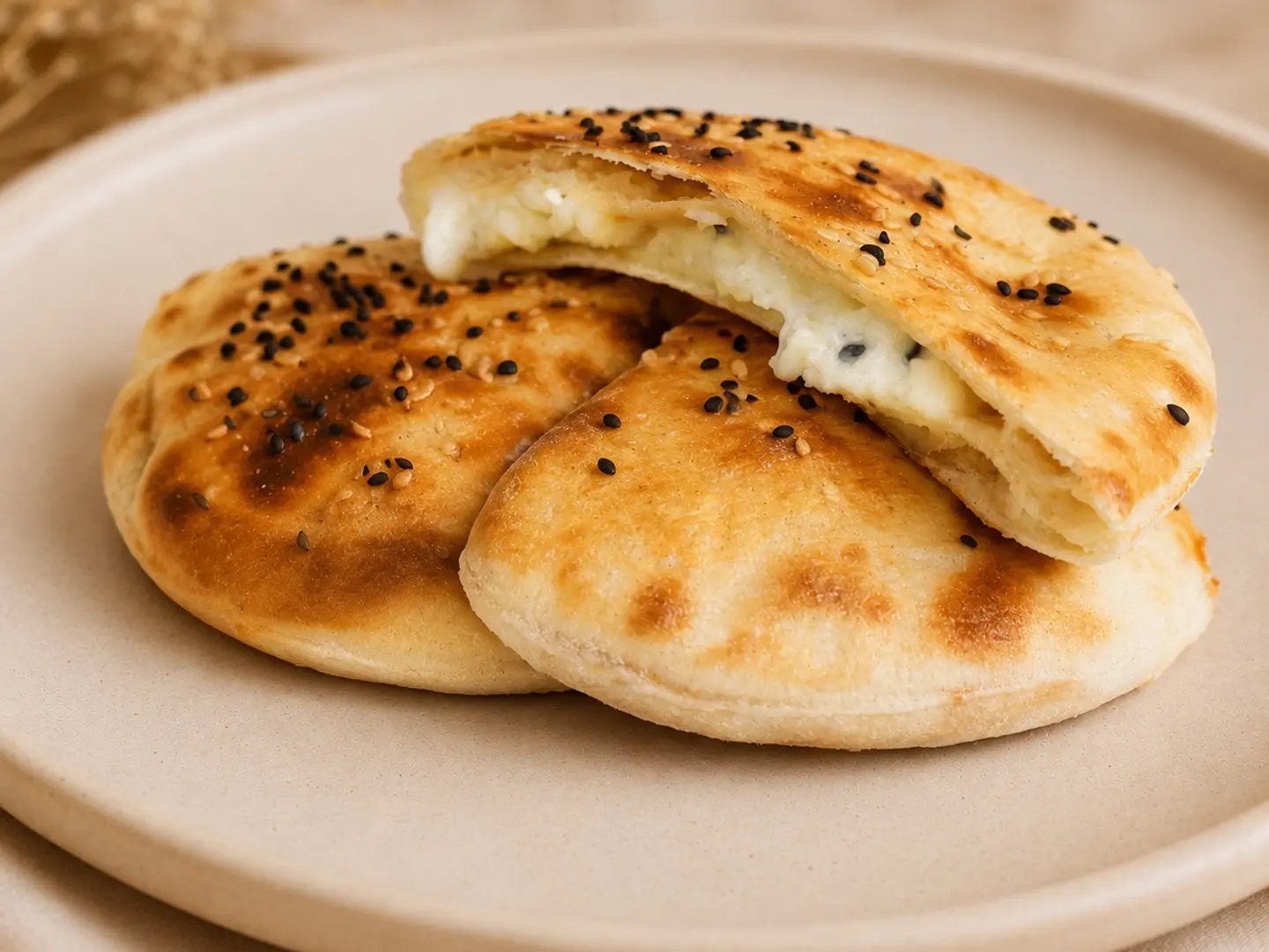 Labneh And Olives Pie