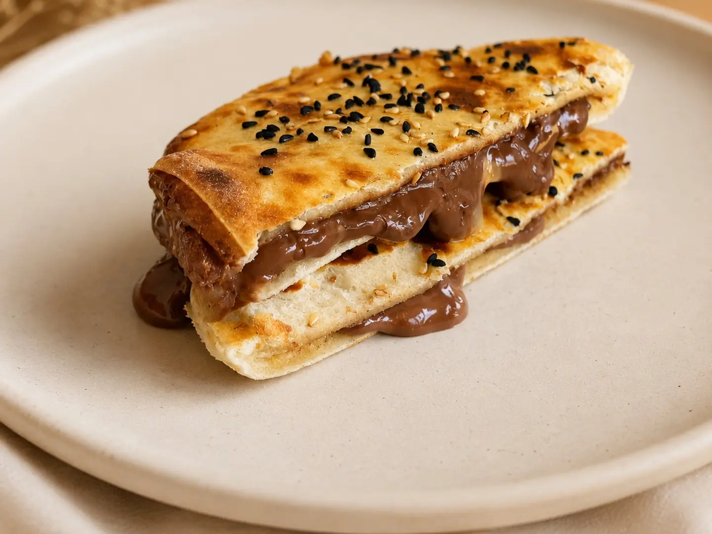 Nutella And Peanut Butter Pie