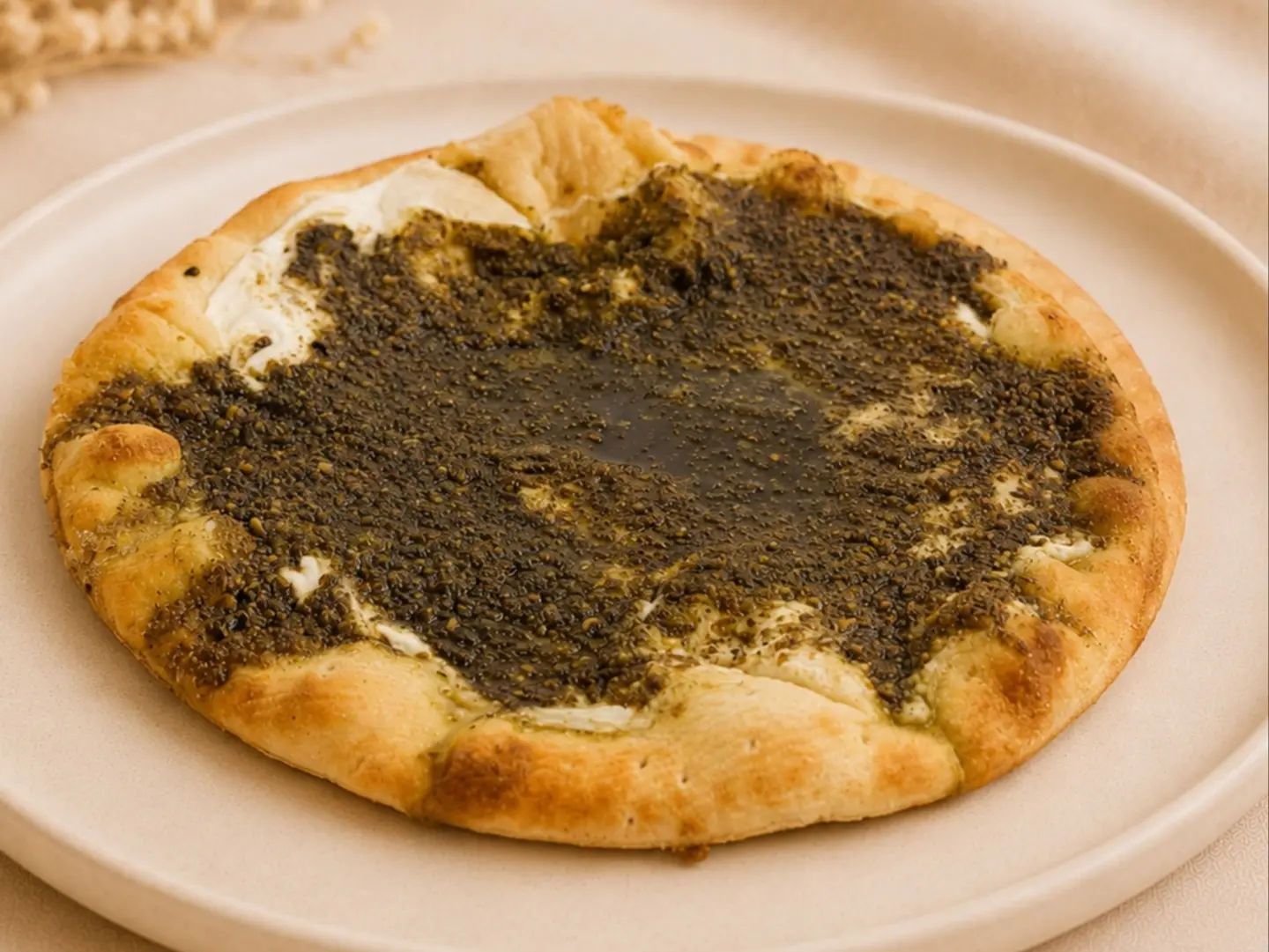 Zater & Labneh Pie