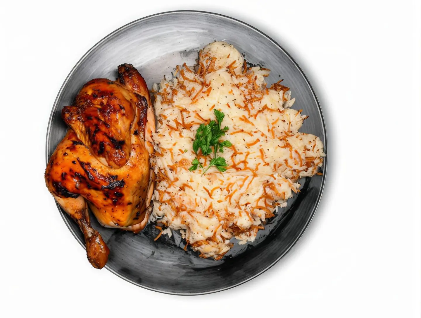نص دجاج محمر