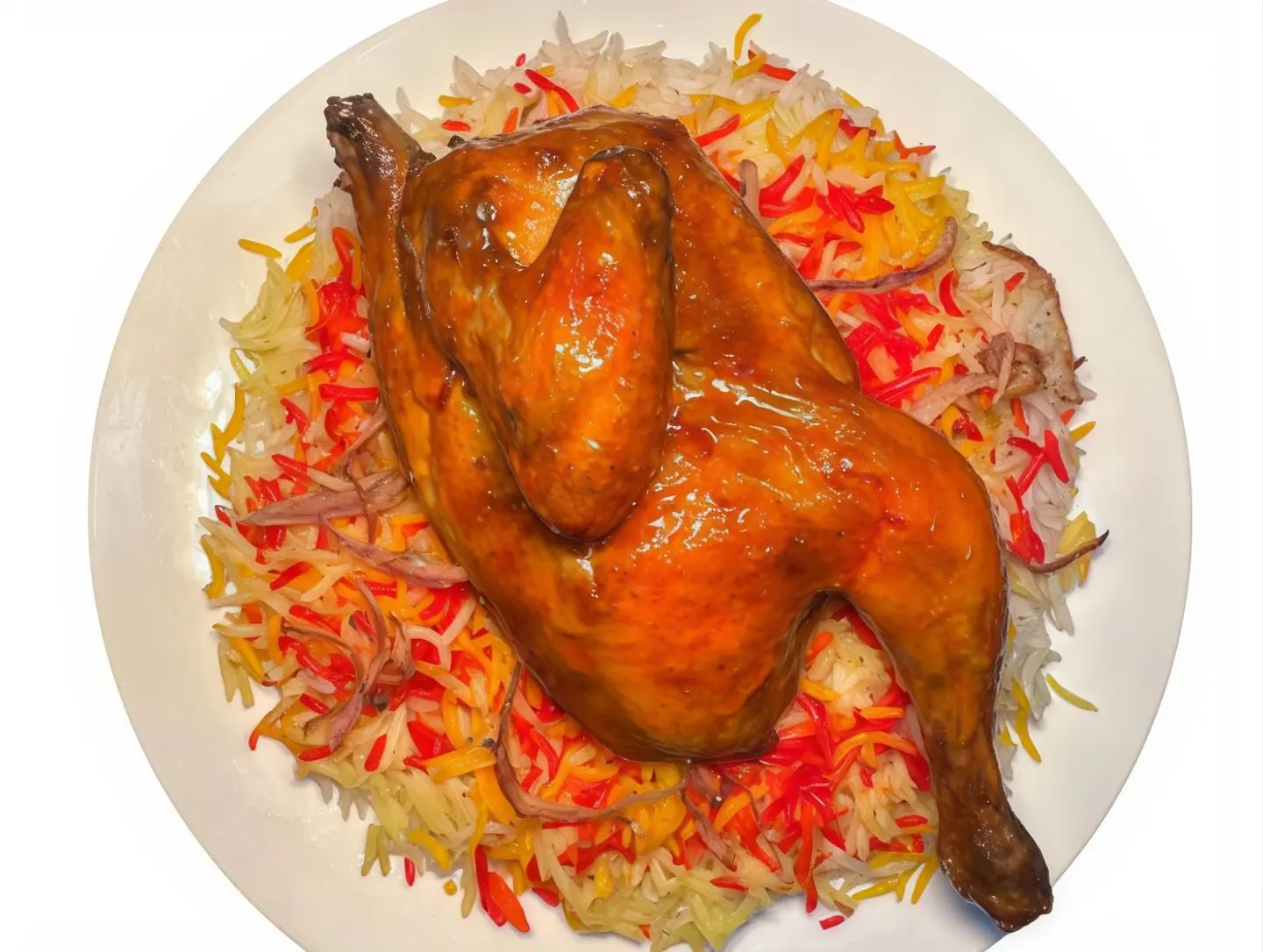 نص دجاج مندي