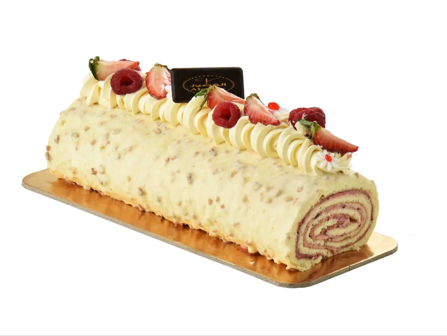 Large Strawberry Swissroll Bar