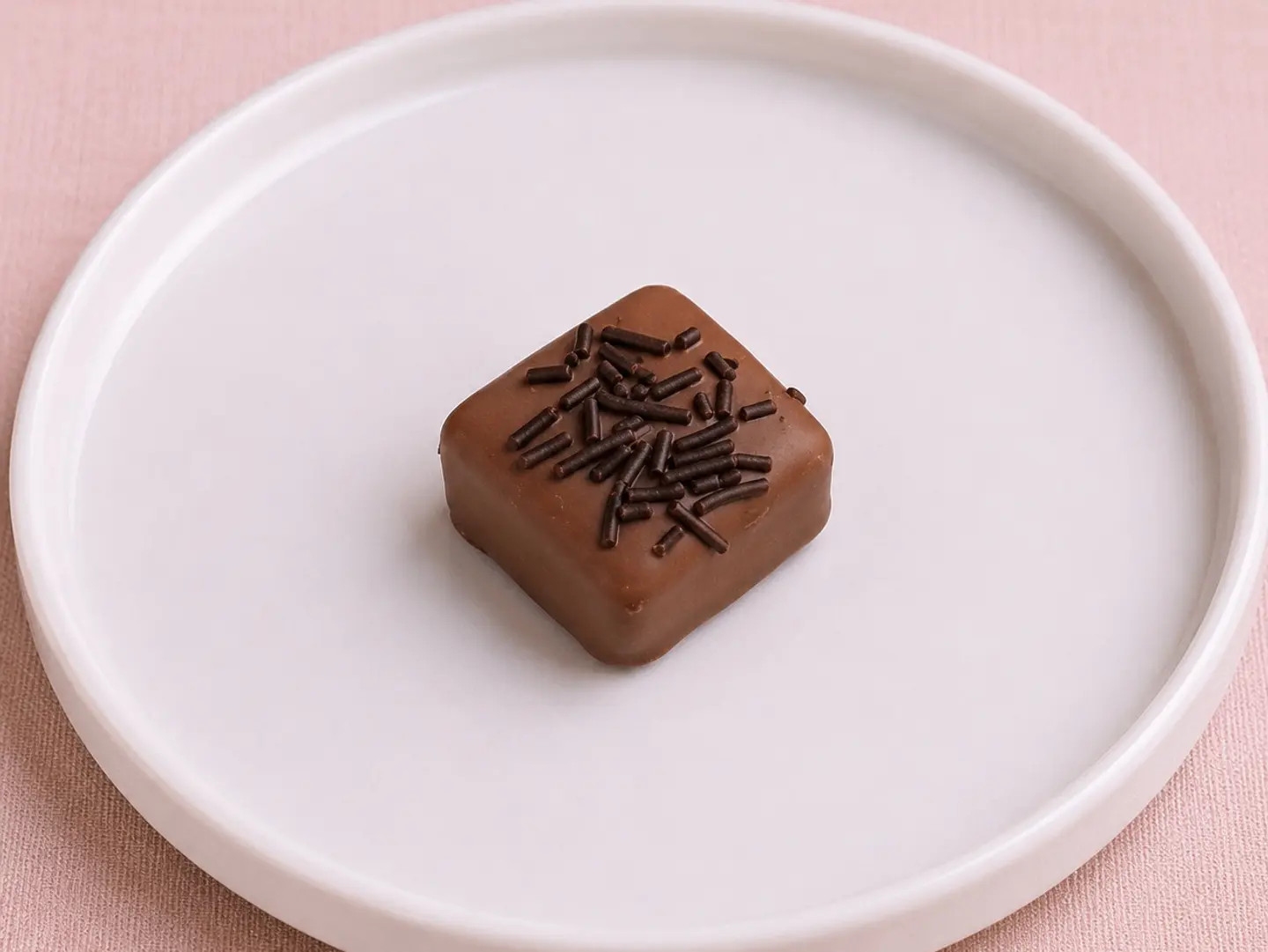 White Choco Cube Cake