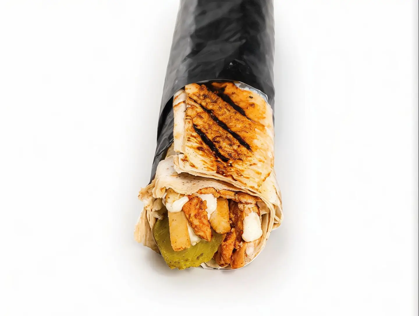 Large Saj Chicken Shawarma Sandwich