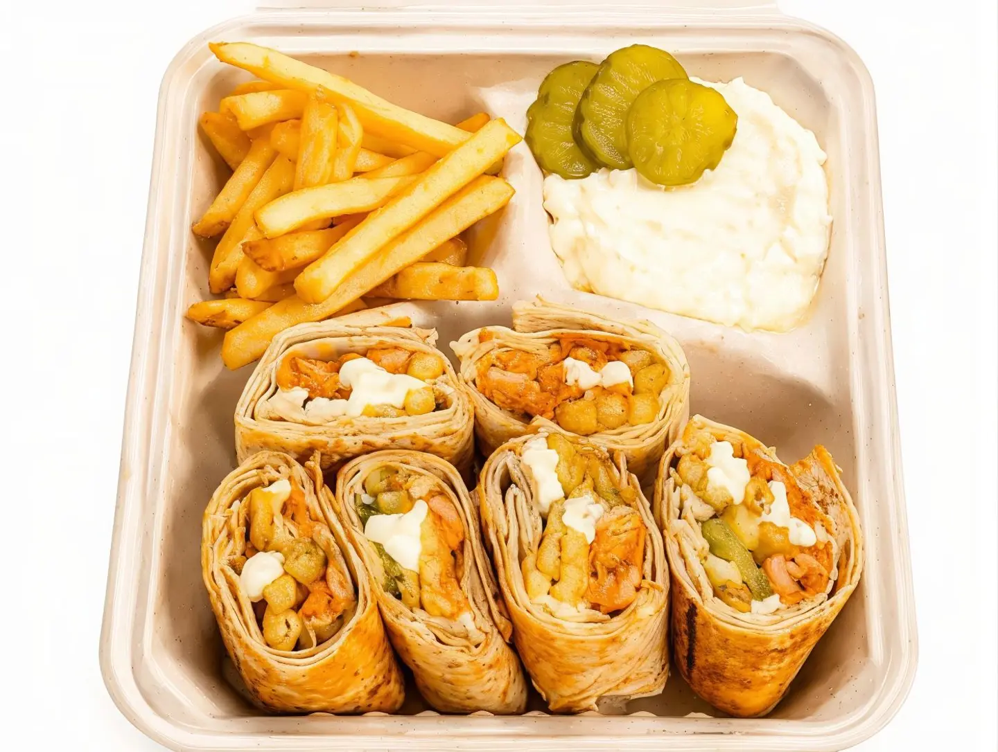 Arabic Shawarma Platter 6 Pieces