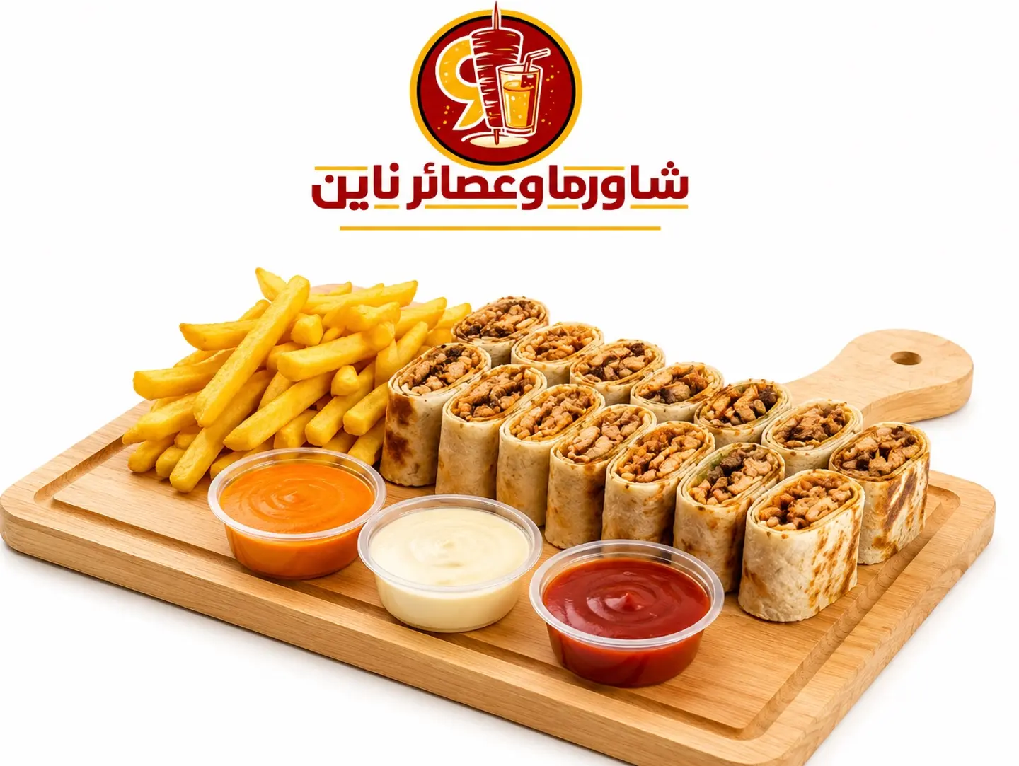 صحن شاورما عربي - عربي صغير