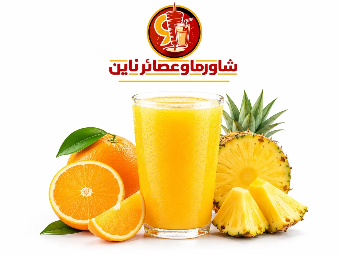 برتقال مع اناناس - وسط