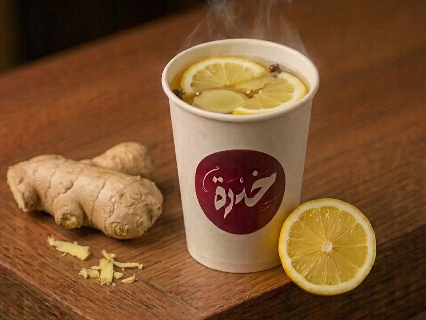 زنجبيل بالليمون - كوب صغير