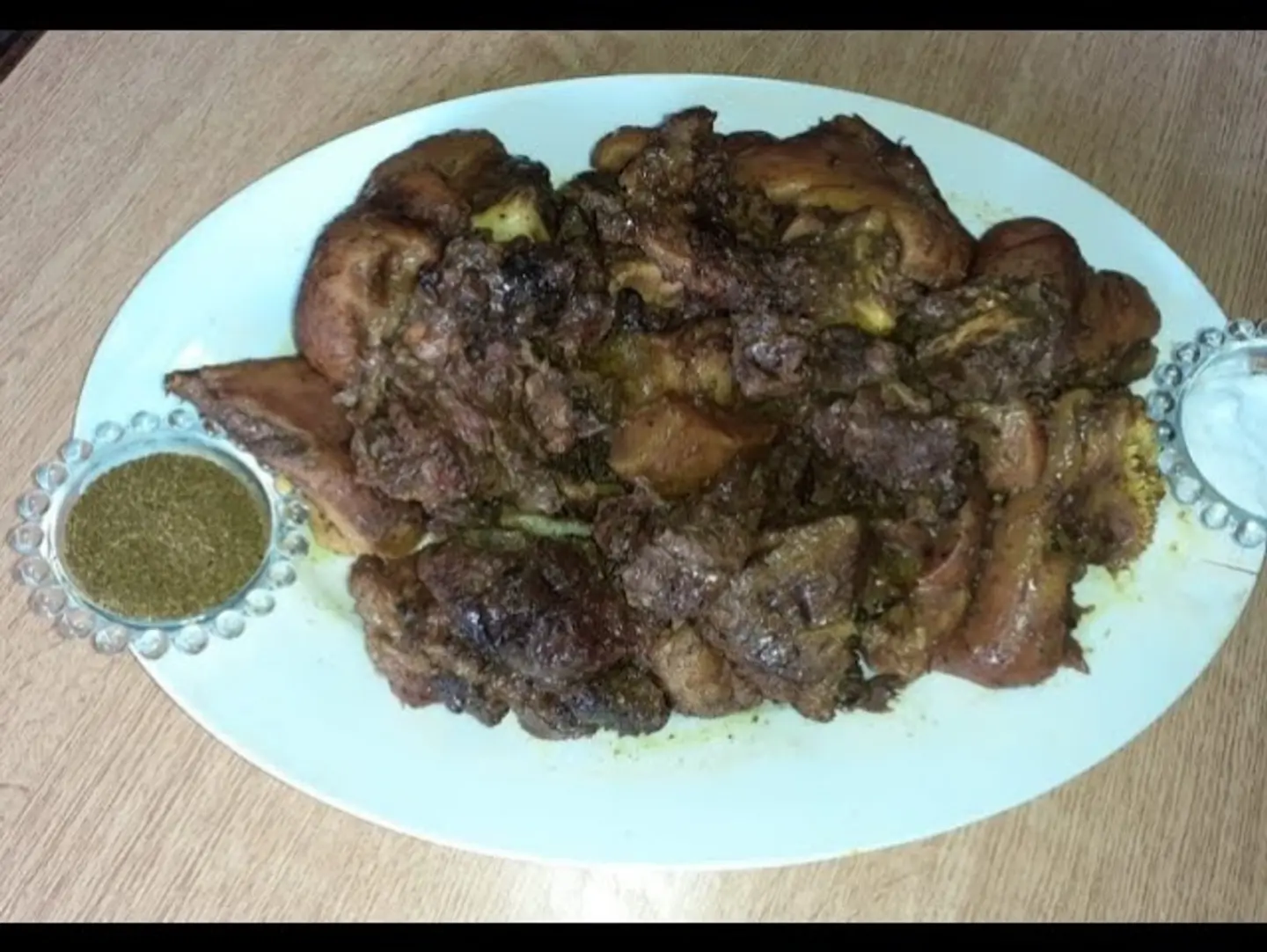 Steamed Veal Head