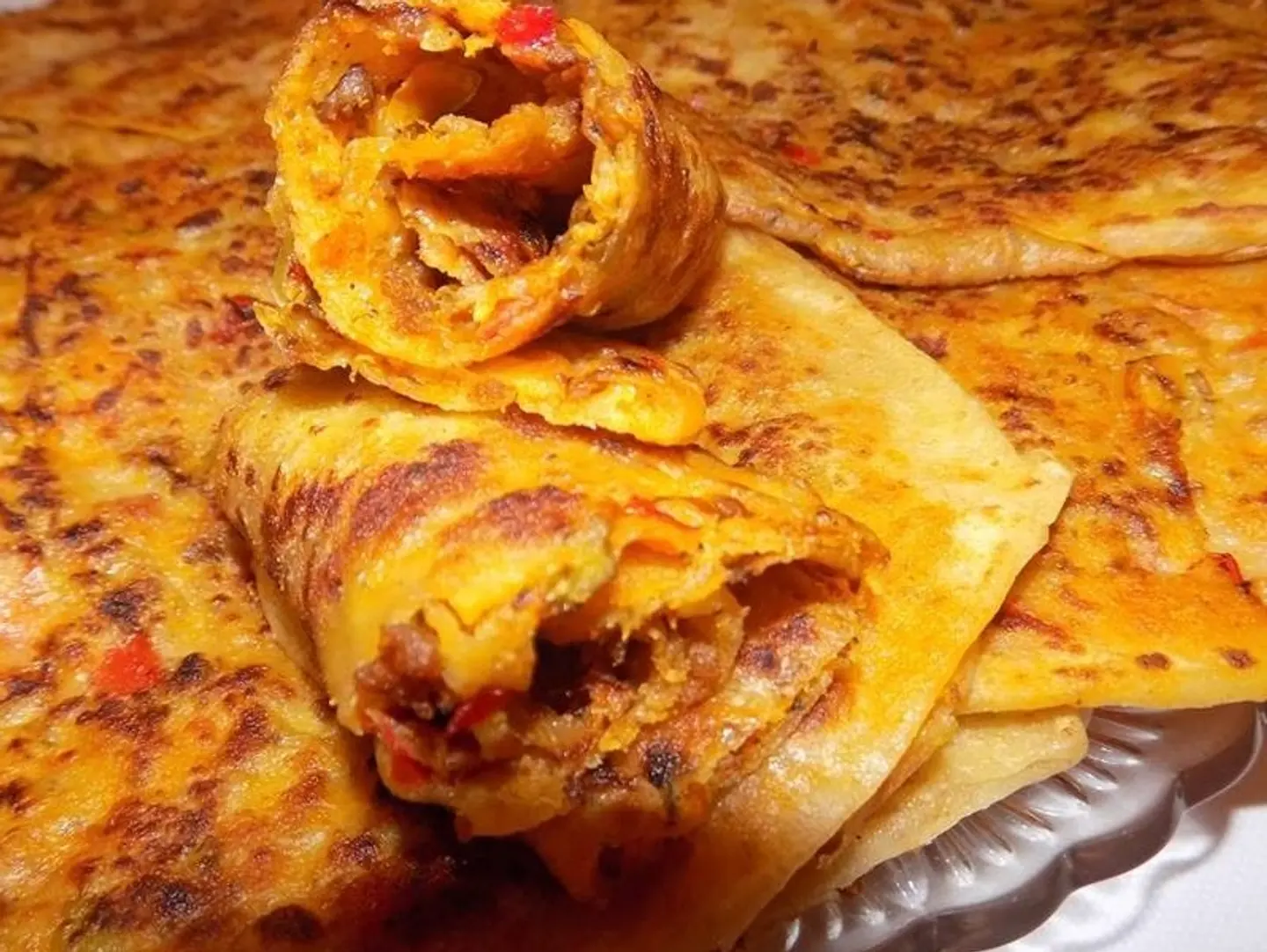 Stuffed Moroccan Msemen