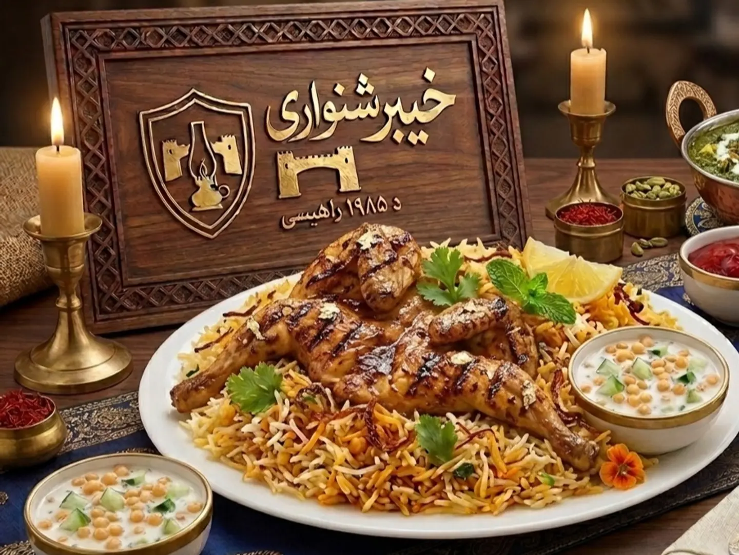 Al Fahm Grilled Chicken With Rice
