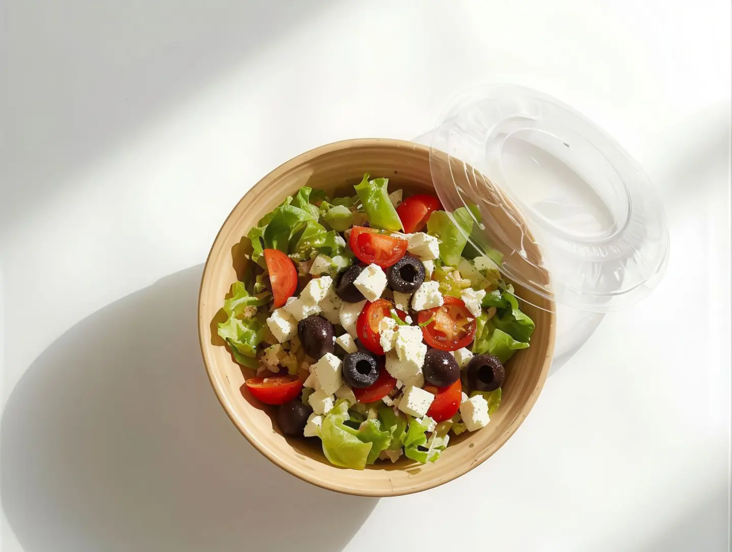 Greek Salad With Cheese