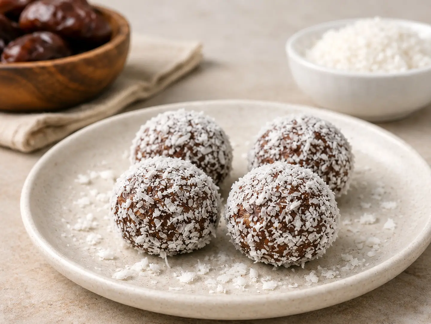 Coconut Dates Balls