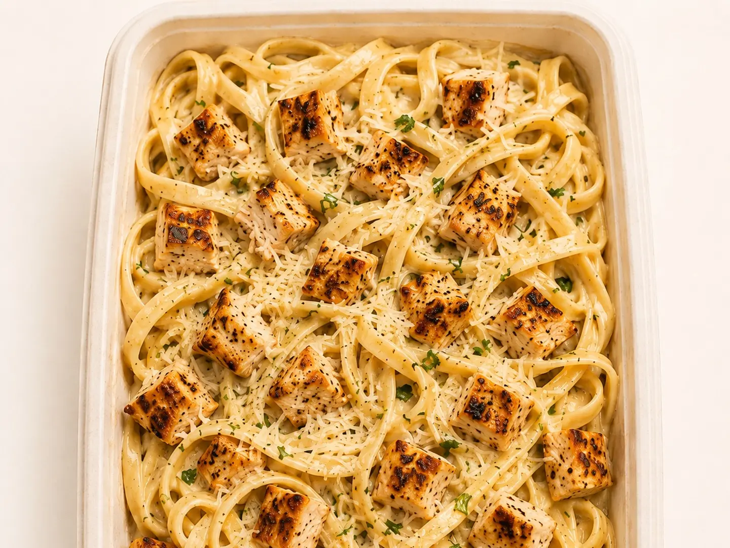 Chicken Alfredo Light