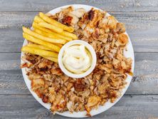 حمص شاورما دجاج