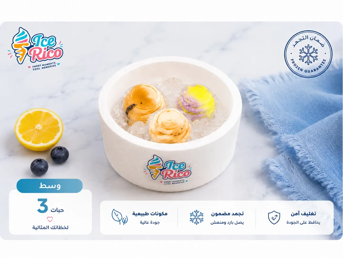 Medium Ice Cream Box