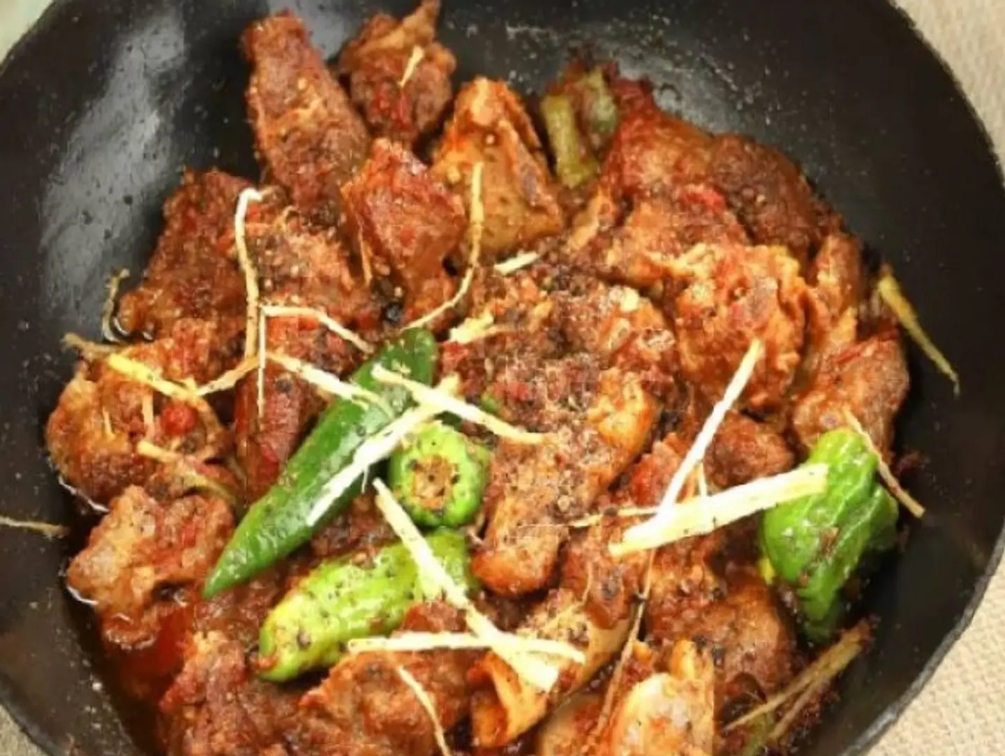 Mutton Kadhai