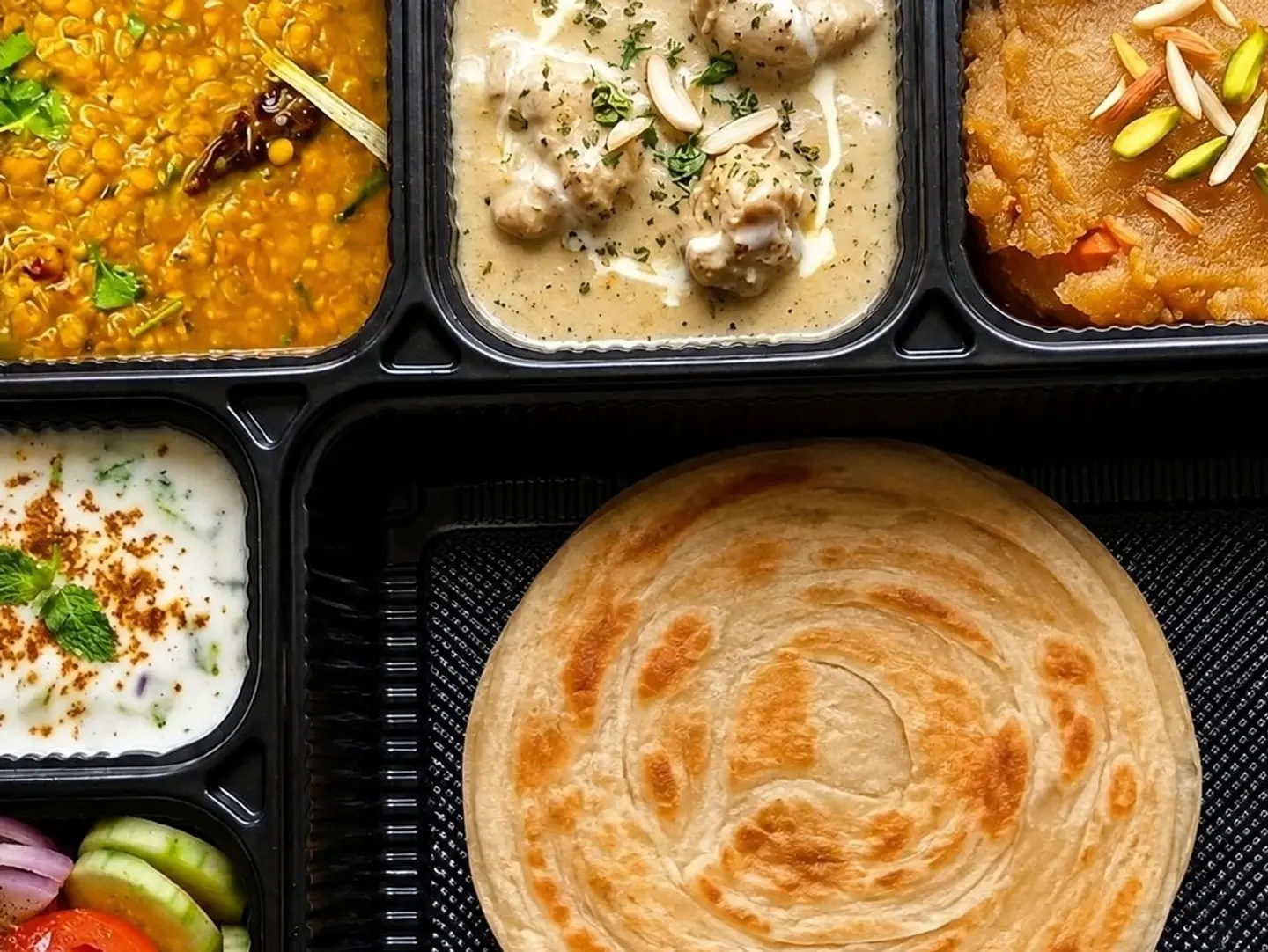 Bombay Bites Breakfast Combo Chicken Malai