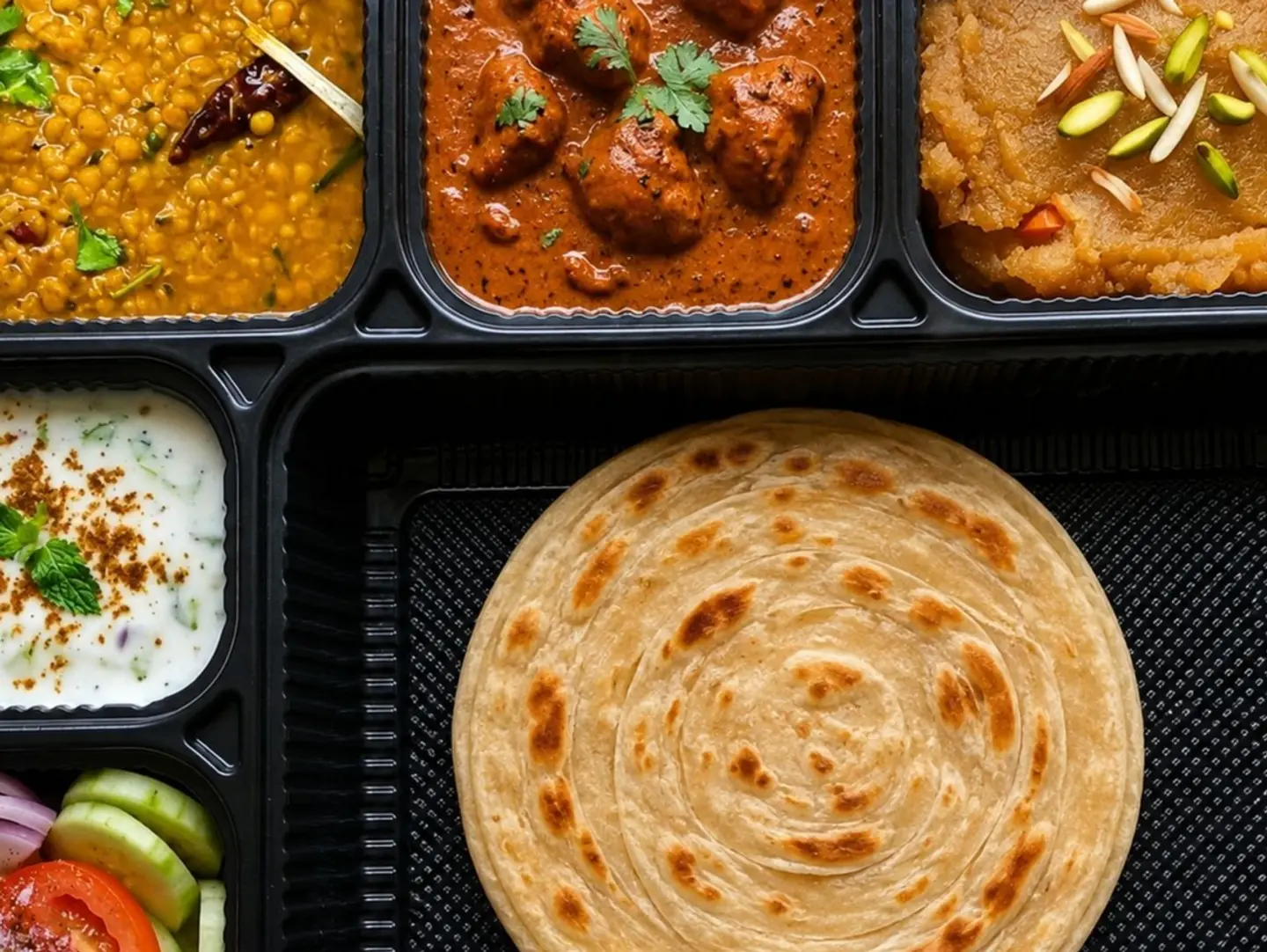 Bombay Bites Breakfast Combo Chicken Curry