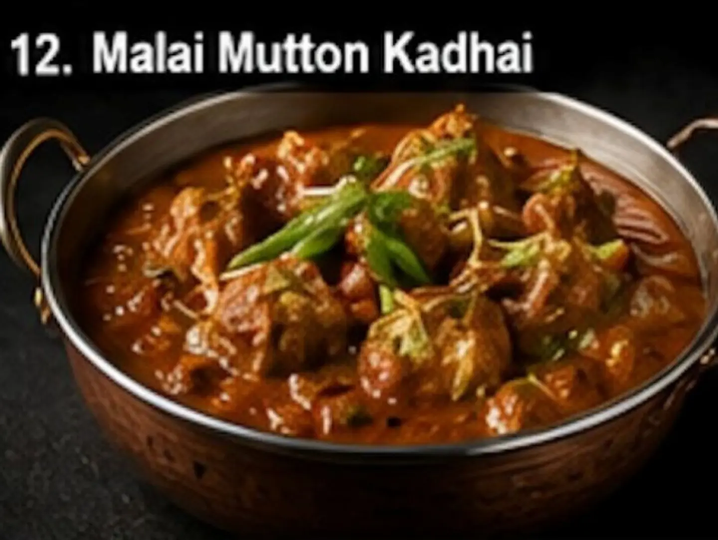 Mutton Kadhai