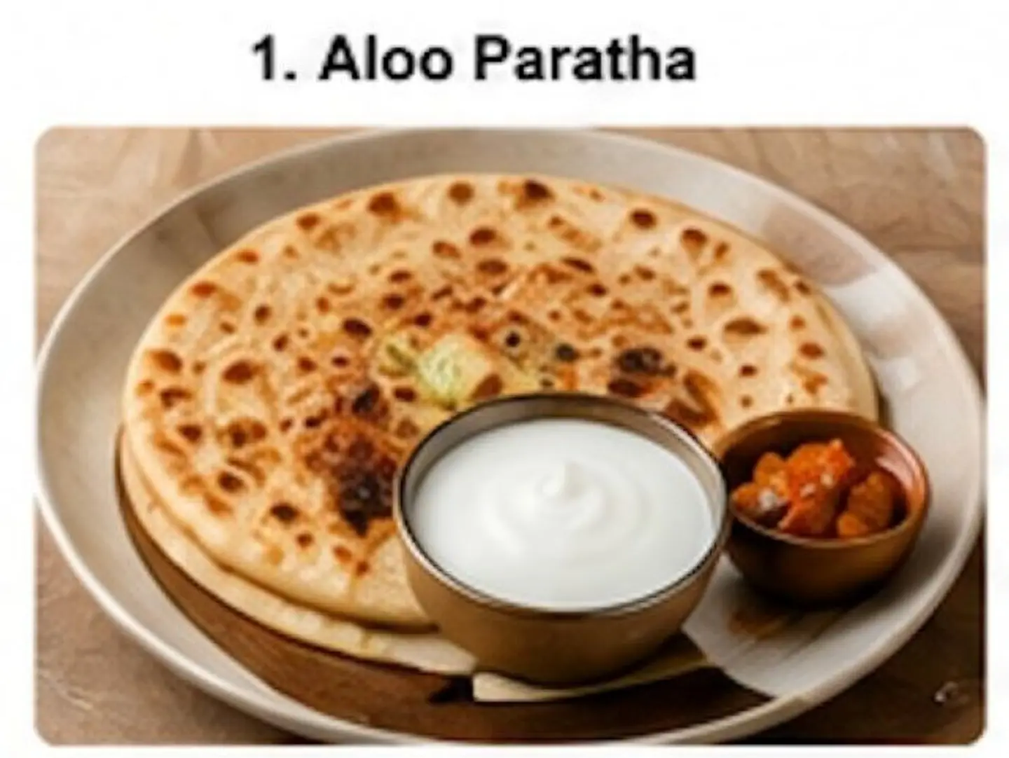 Aloo Paratha
