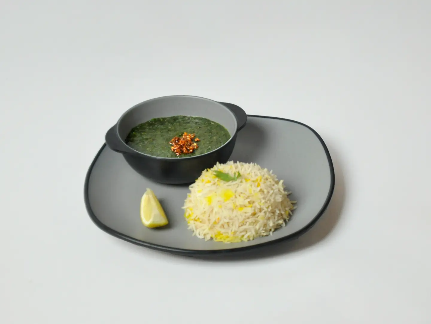 Mulukhiyah With White Rice