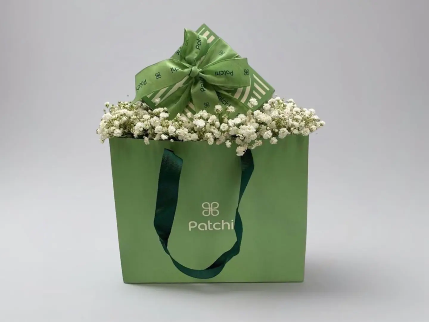 Patchi And Gypsophila Coordination