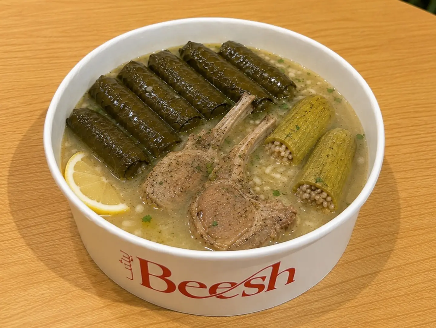 Waraa Enab With Lamp Chops