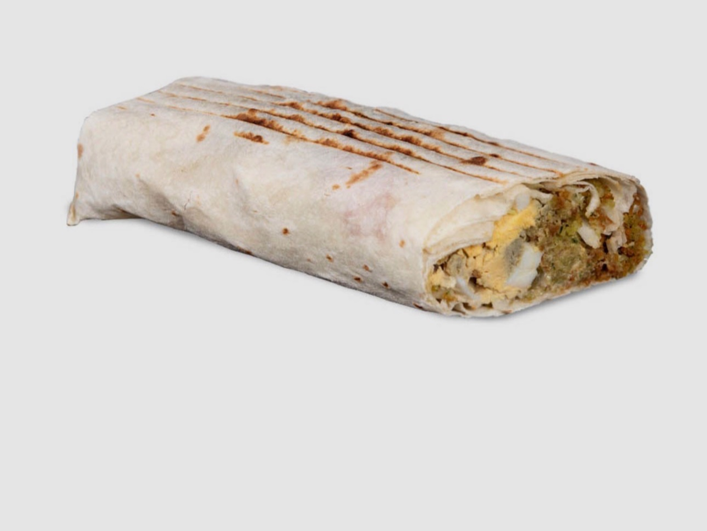 Flafel With Cheese And Egg