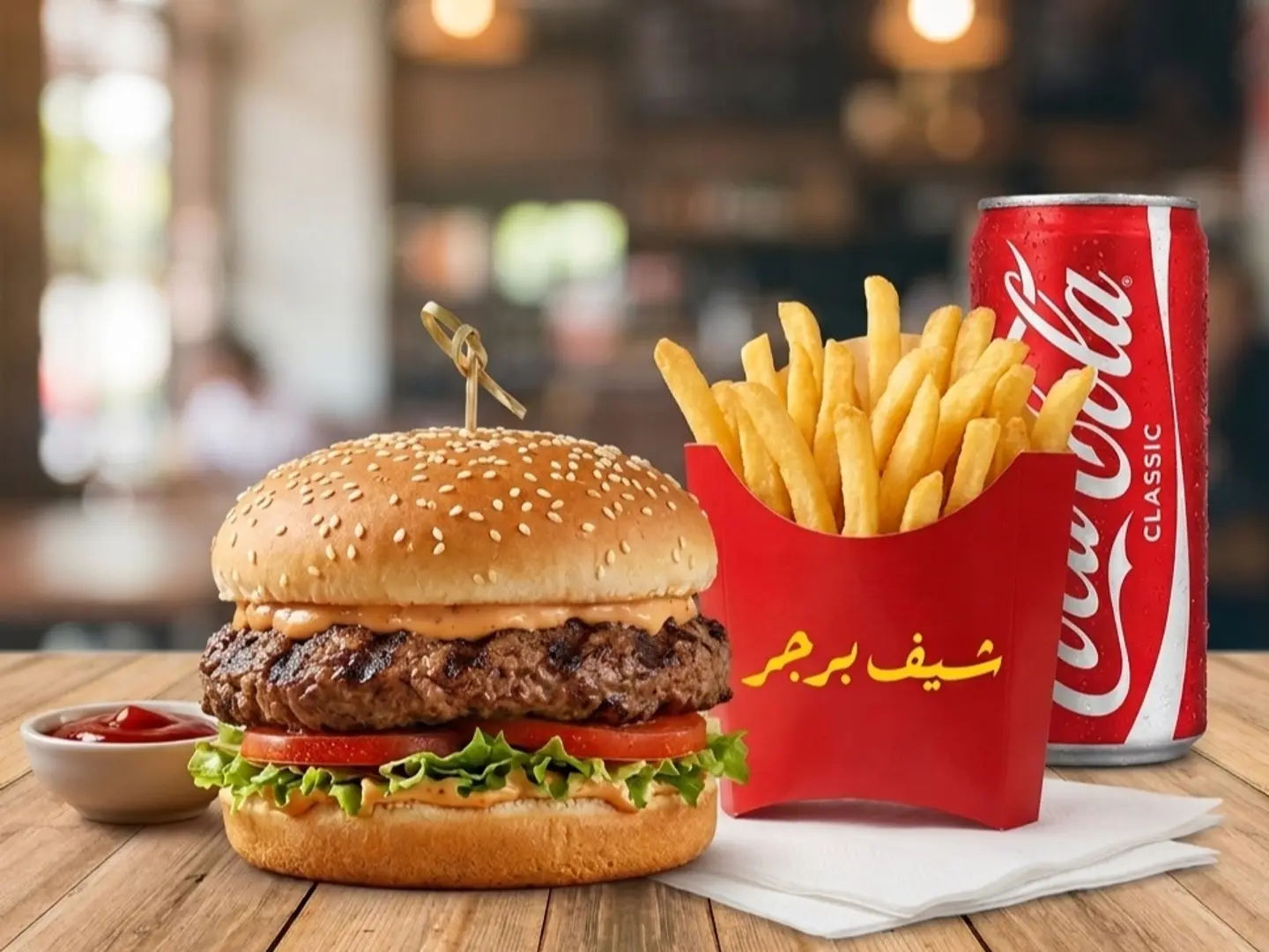 Beef Burger Meal