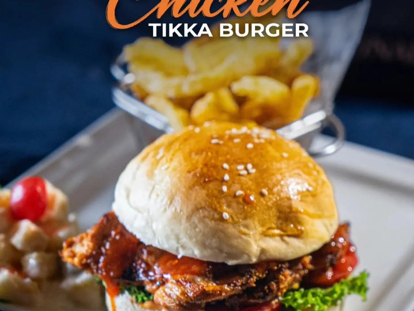 Chicken Tikka Burger