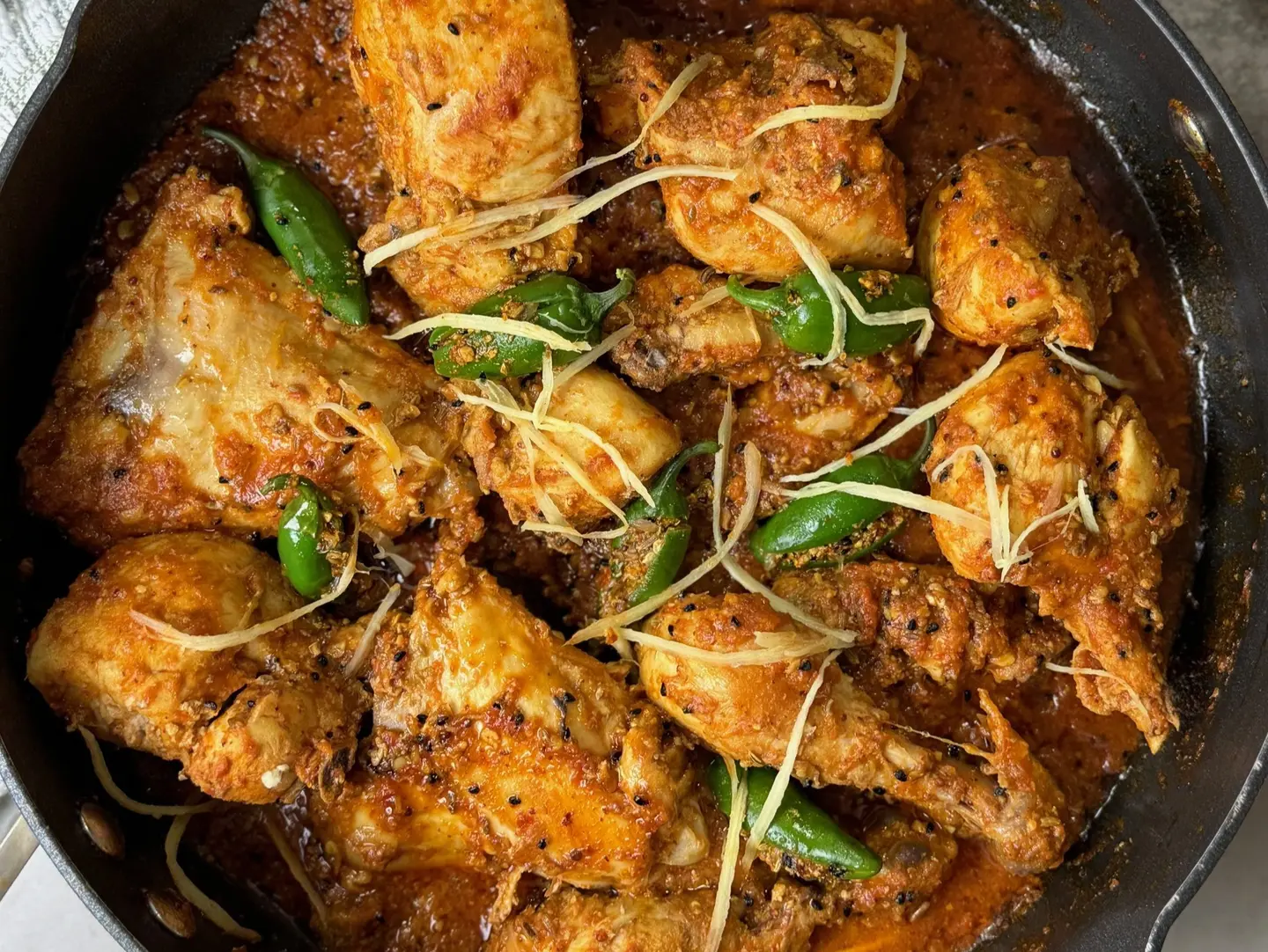 Chicken Achari Karahi - Half