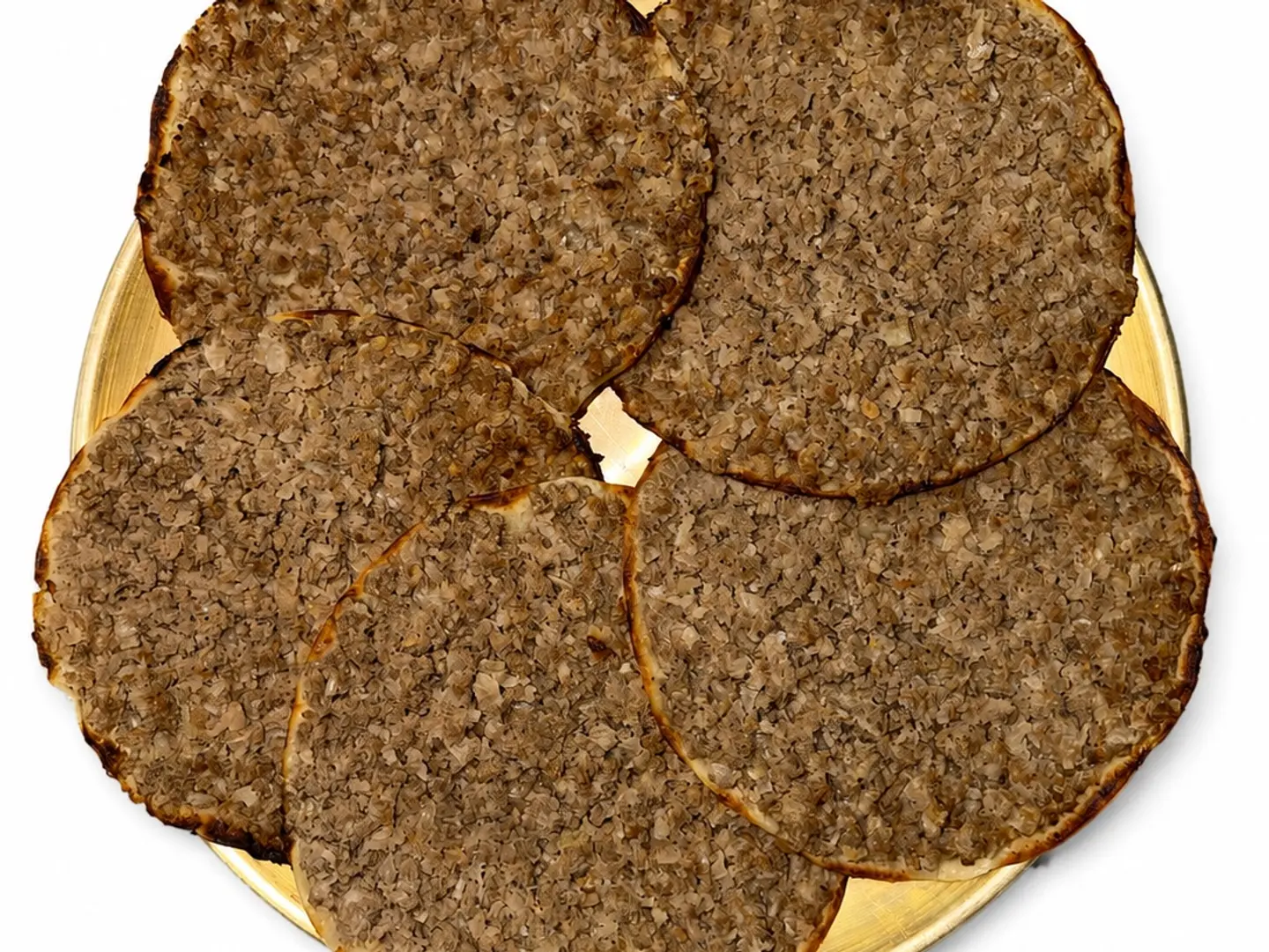 Syrian Meat Pies With Pomegranate Molasses - Half A Person (5) Grains