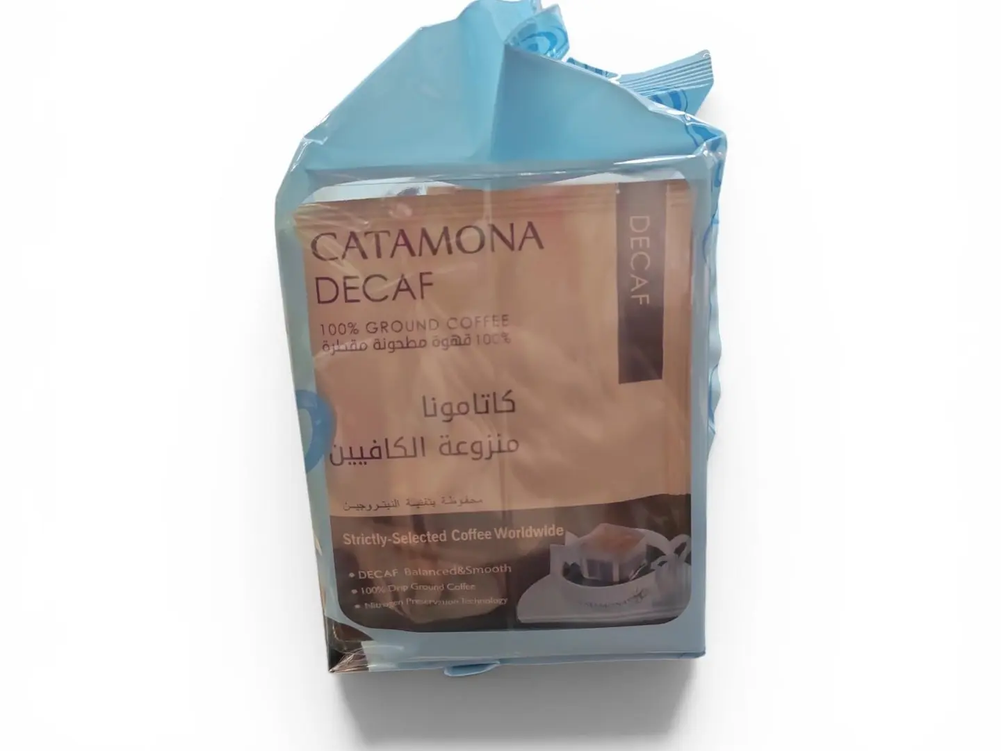 Catamona Decaffeinated Drip Ground Coffee 10 Sachets