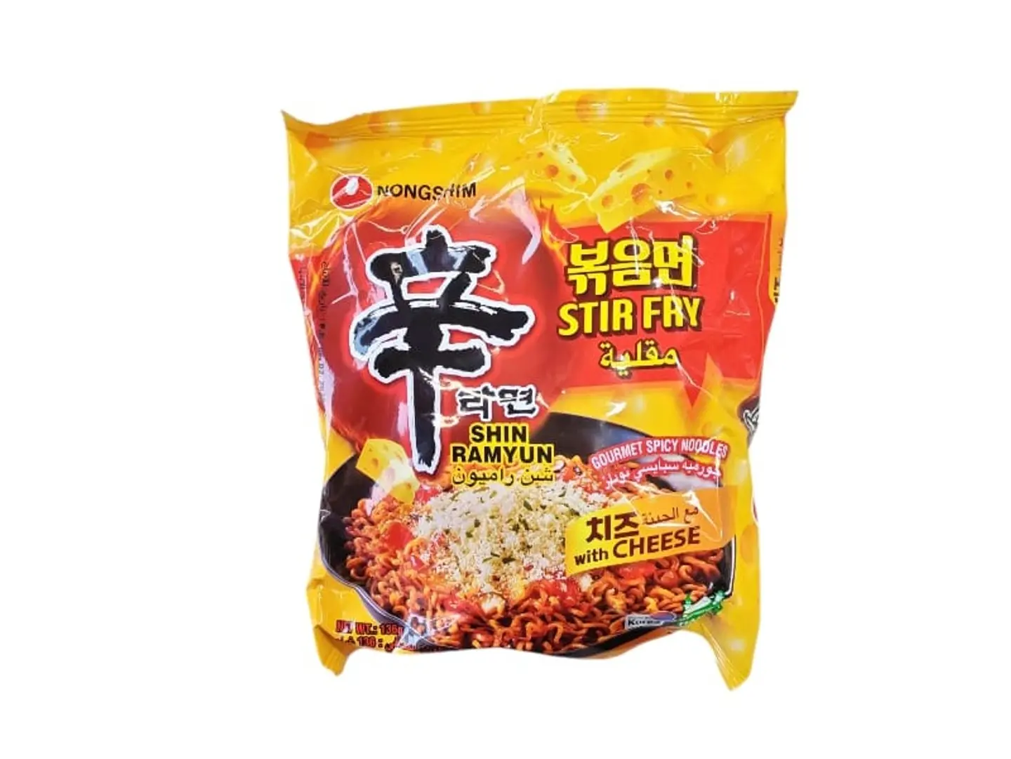 Nongshim Shin Ramyun Noodles Gourmet Flavor Silice Noodles With Cheese 136g
