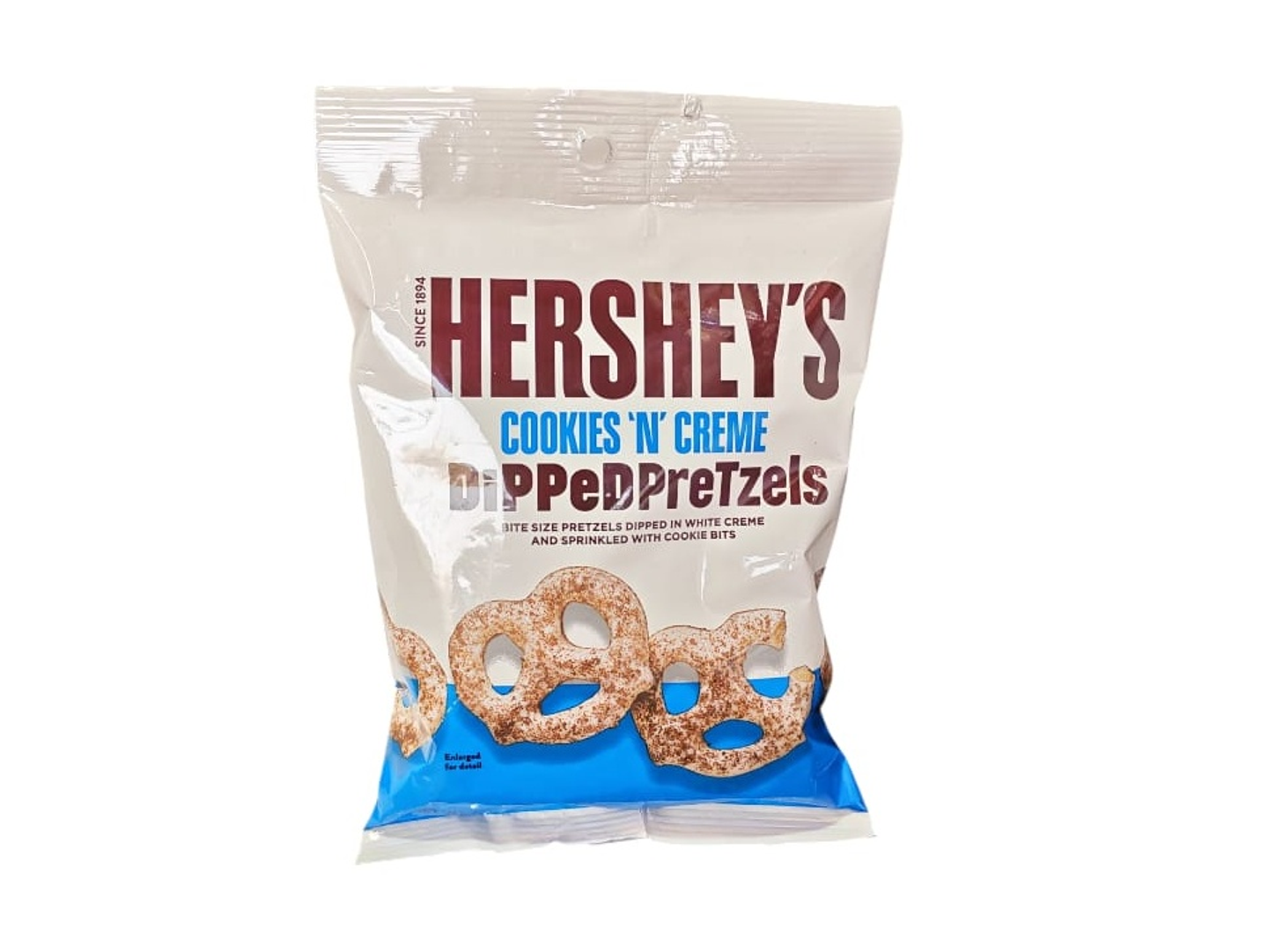 Hershey's Pretzel Cookies Covered In Chocolate Cookies 'N' Cream 120g