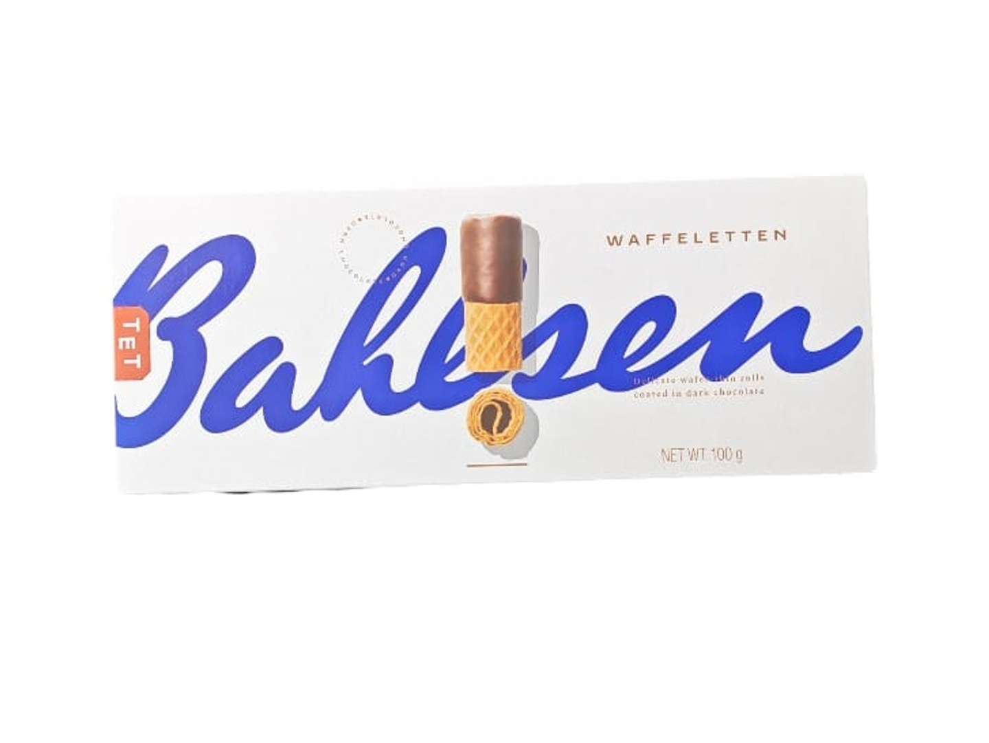 Balsen Waffleten Wafer Rolls Dark Chocolate 100g