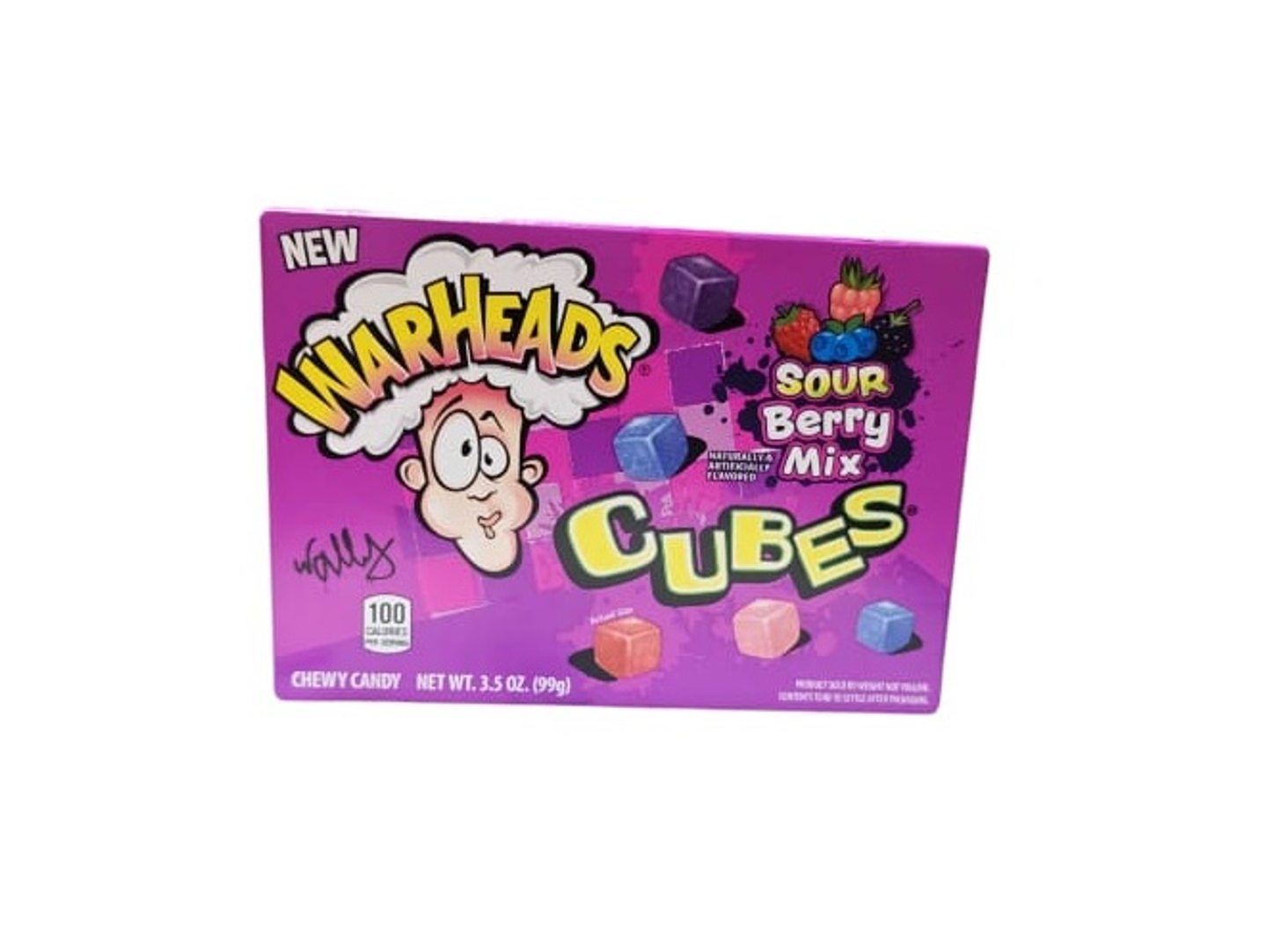 Warheads Sour Berry Flavored Assorted Candy Cubes 99g