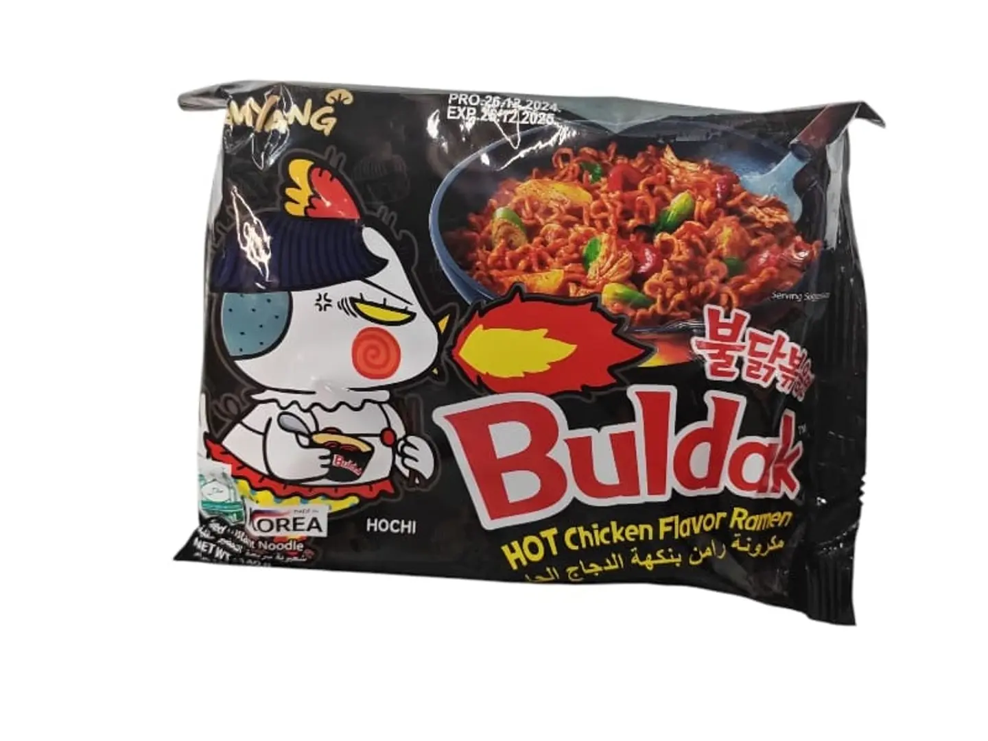 Indomie Korean Samyang Buldak Hot Chicken Flavor Ramen Noodles Black 140g