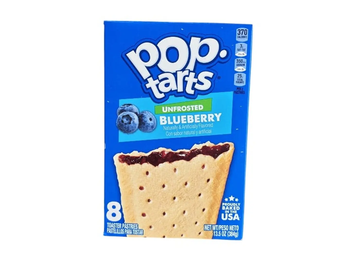 Blueberry Filled Pop Tarts 8 Pieces In A Box