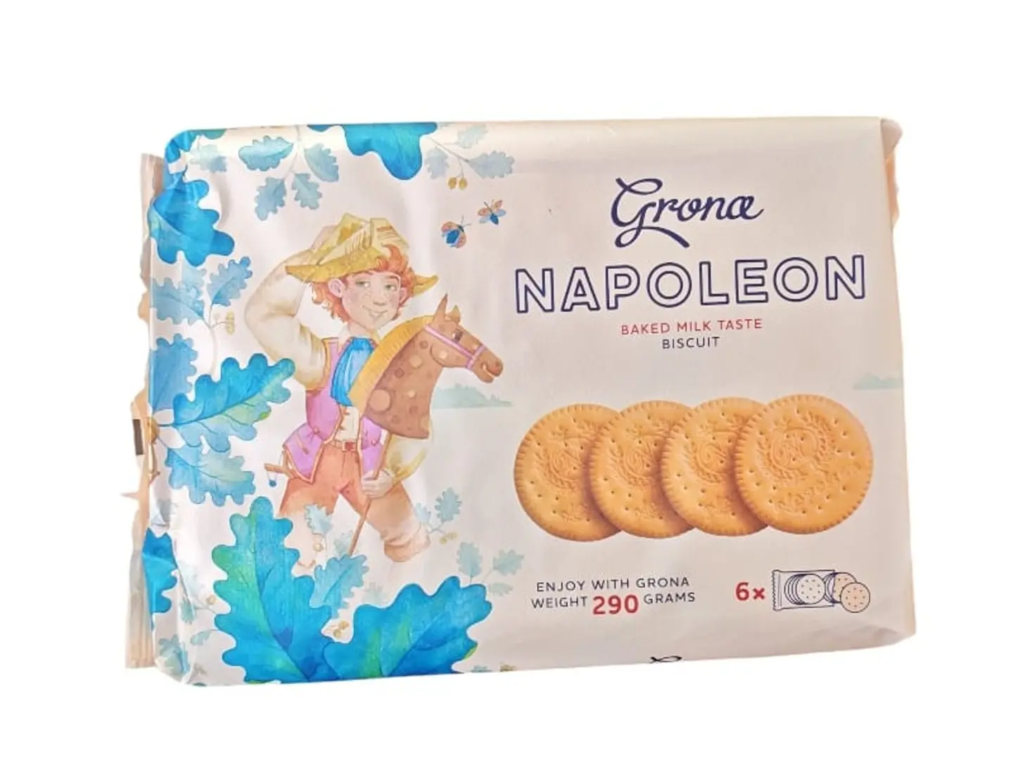 Grona Napoleon Milk Flavored Biscuits 290g