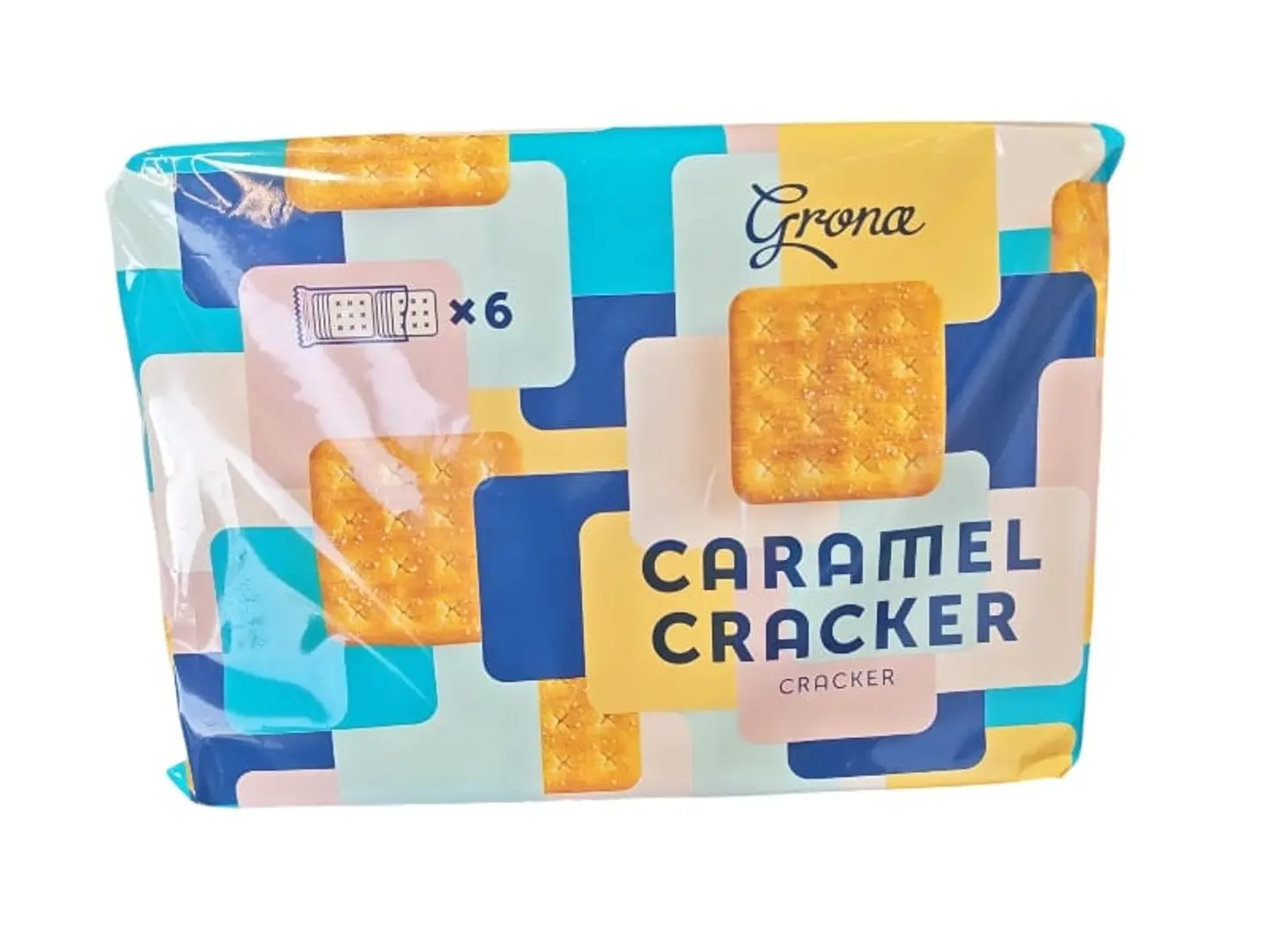 Grona Crunchy Caramel Biscuits 384g