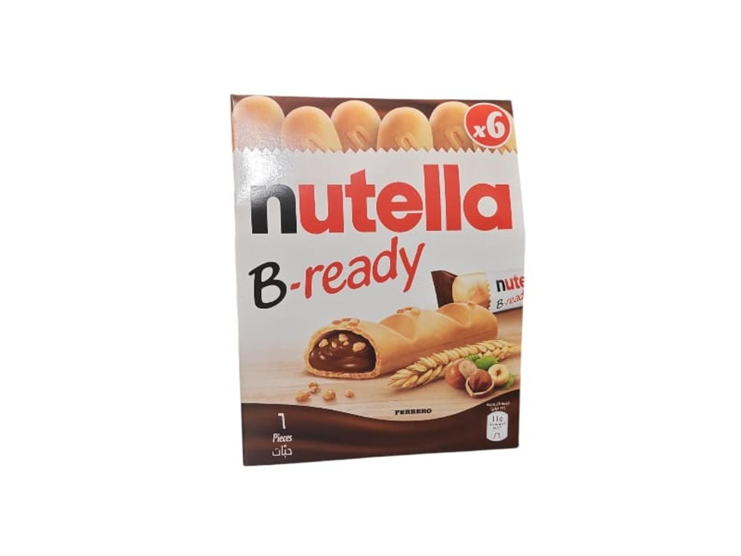 Nutella B Ready Wafers With Chocolate Cream 6 Pieces