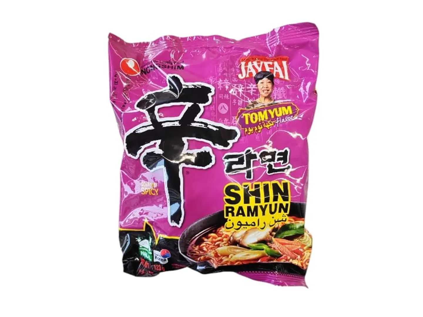 Nongshim Shin Ramyun Noodles Tom Yum Flavor 123g