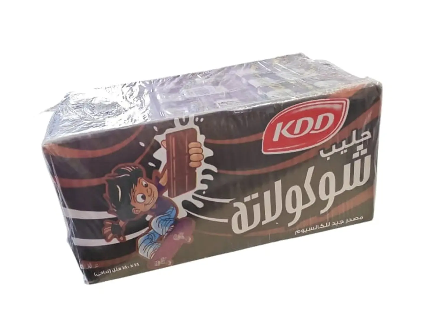 Kdd Chocolate Milk Carton Made In Kuwait 18 Pieces . 180ml