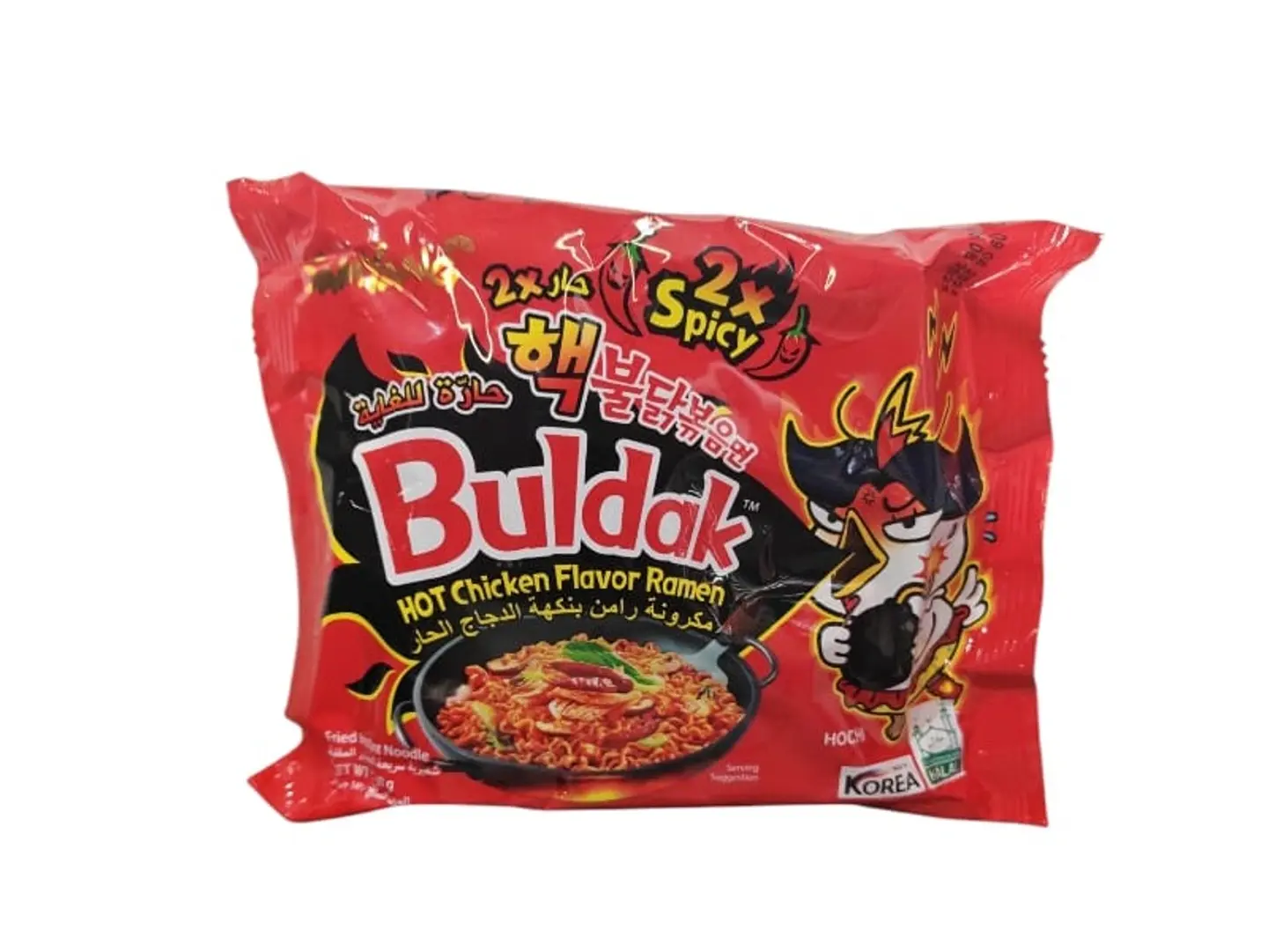 Indomie Korean Samyang Buldak Ramen Noodles Spicy Chicken Flavor X2 Red 140g
