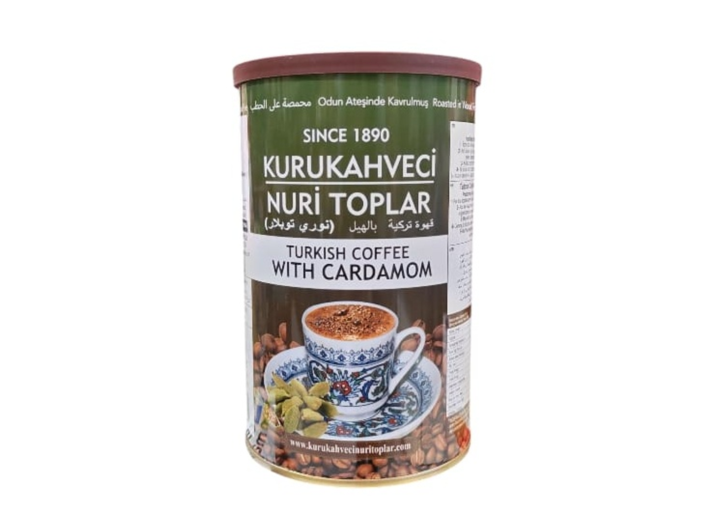 Nuri Toplar Turkish Coffee With Cardamom 250g