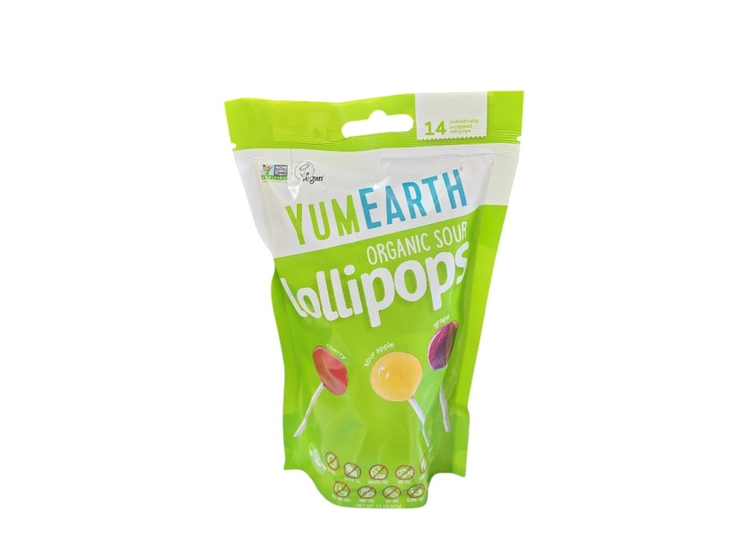 Yumi Earth Organic Grape, Sour Apple & Cherry Lozenges 87g