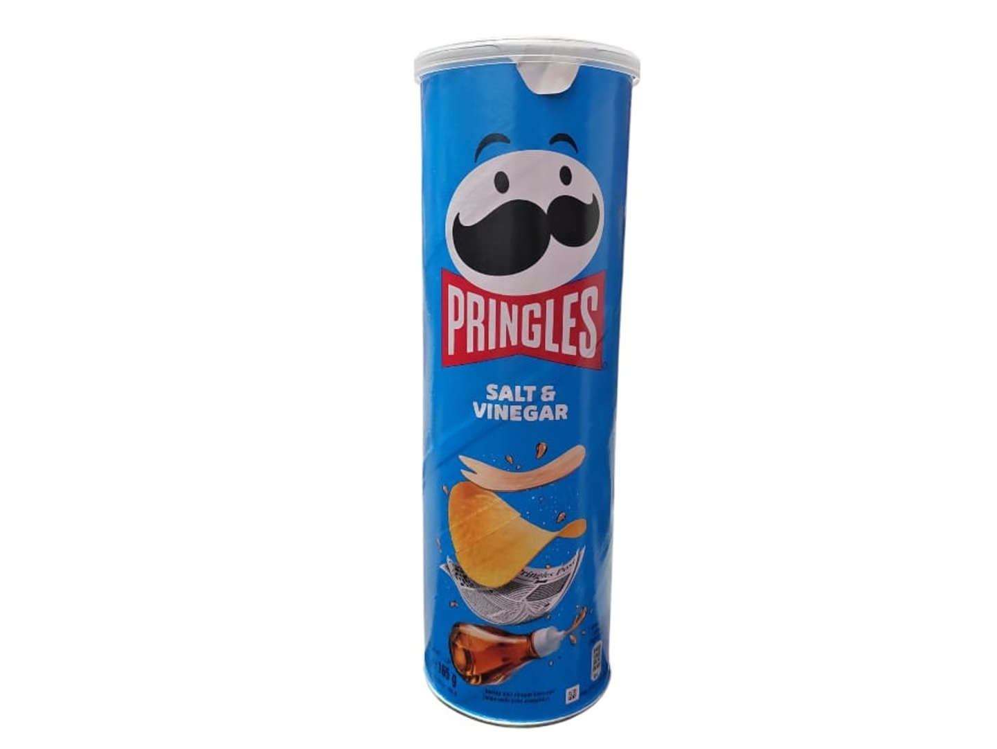 Pringles Large Salt & Vinegar Potato Chips 165g